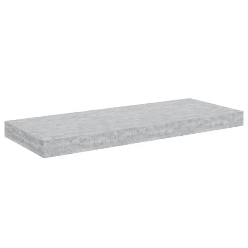 Scaffale a Parete Grigio Cemento 60x23,5x3,8 cm in MDF 326597