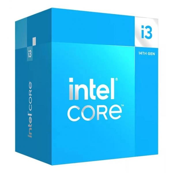 INTEL CPU 14TH GEN I3-14100F 3.5 GHZ 4 CORE 8 THREAD 12 MB CACHE LGA1700 SOCKET BOX