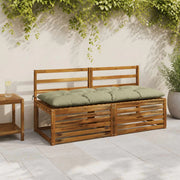 Cuscini per Panchina VIANEN 2 pz 100% Poliestere Verde chiaro 952825