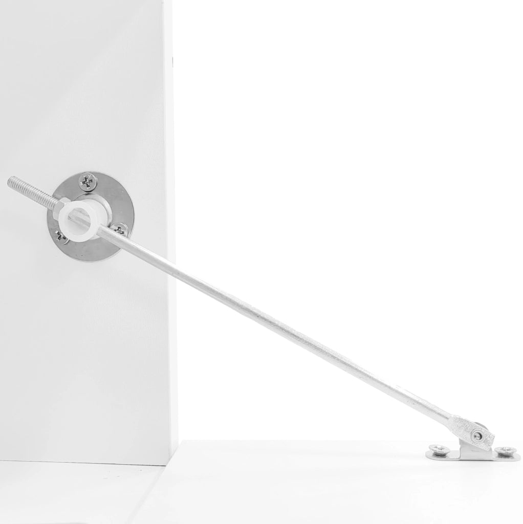 Mobile TV 181 cm con LED e 2 cassetti ribaltabili in truciolare bianco