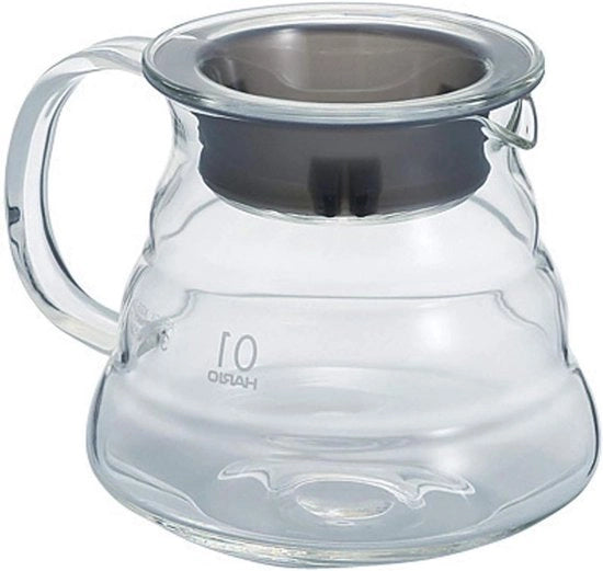 Vaso da Caffè in Vetro - Servizio per Range 360 ml con guanto termoresistente in silicone
