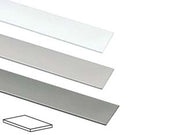 PROFILO PIATTO IN ALLUMINIO- - mm.20 mt.2 argento - 5 pezzi