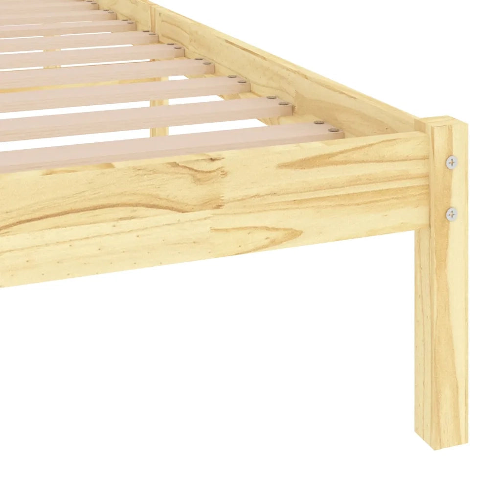 Giroletto-Struttura Letto in Legno Massello 75x190 cm Small Single 408912
