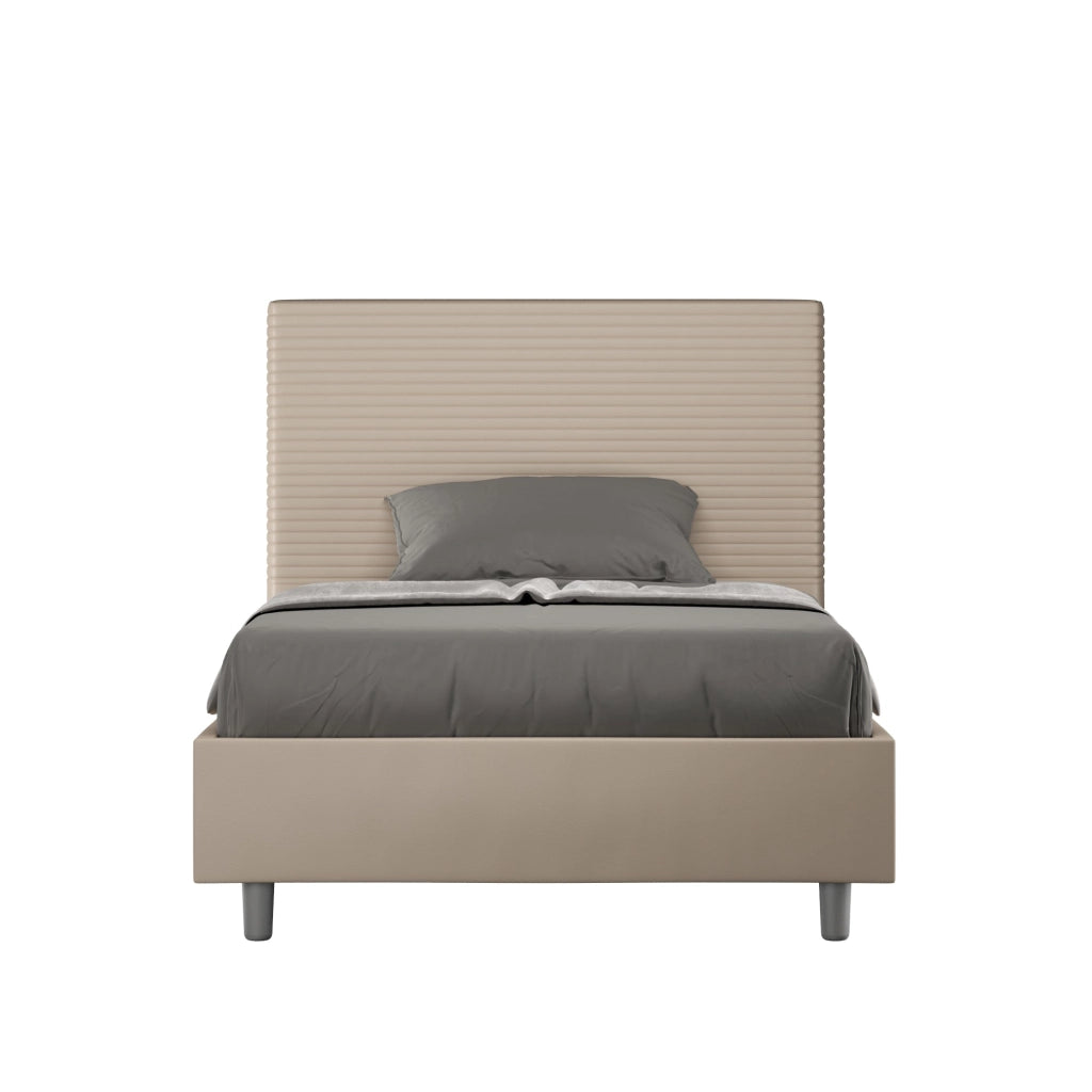 Letto Matrimoniale 160x210 cm Senza Rete Focus Tortora