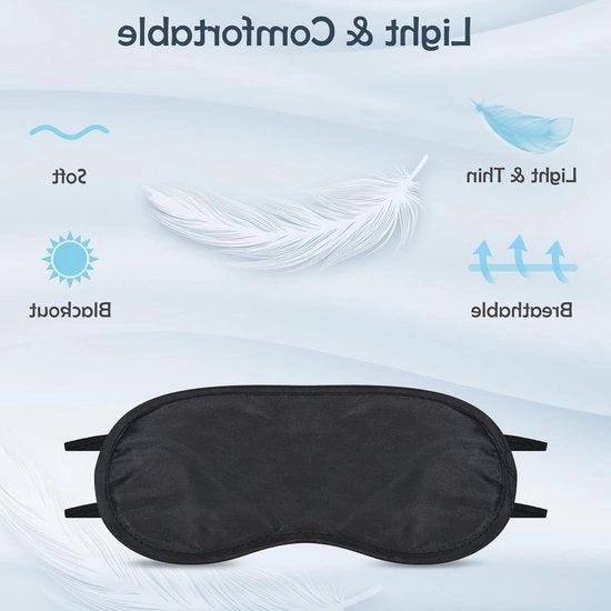 Maschera per gli occhi - Comoda e oscura - 50 pezzi