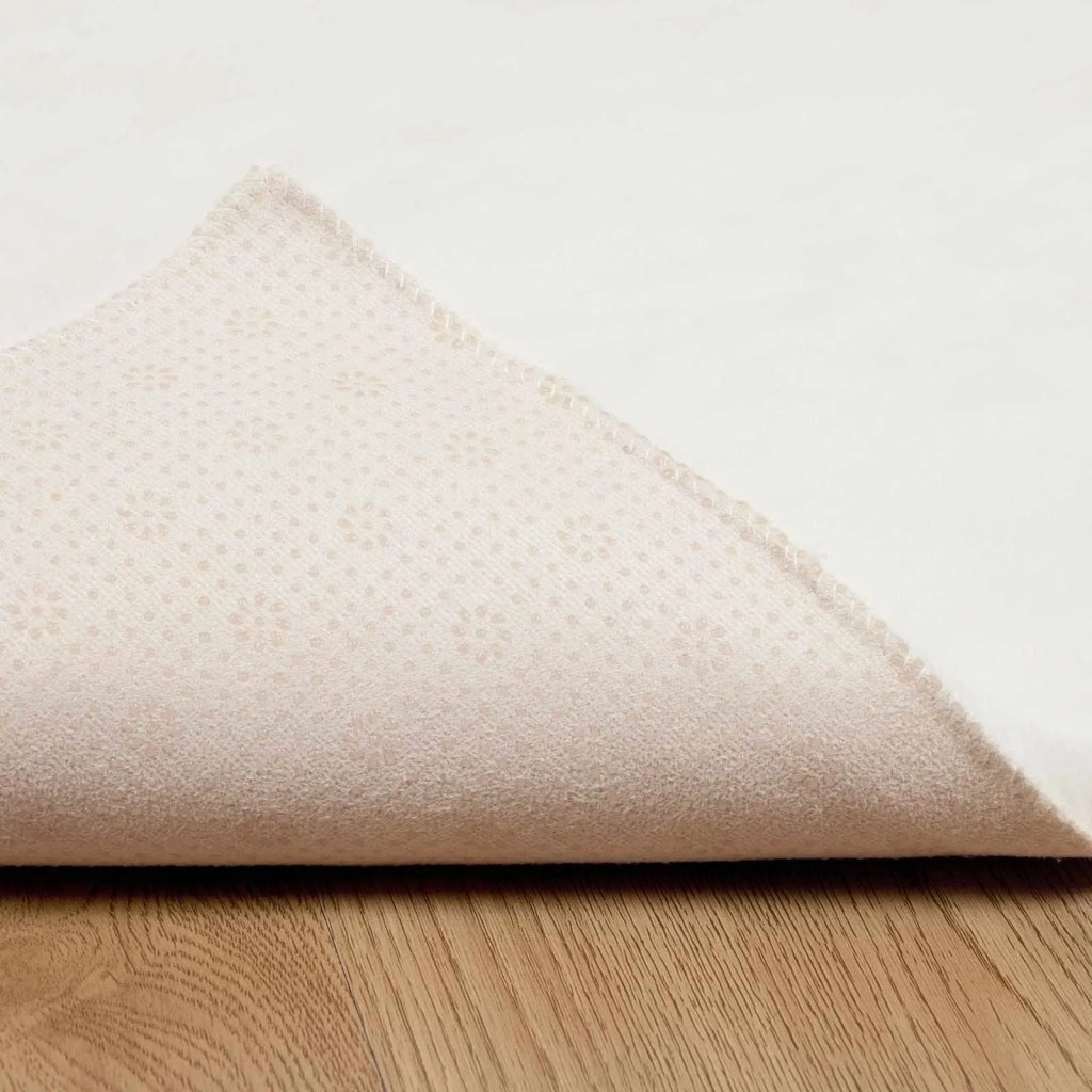 Tappeto antiscivolo in sintetica di coniglio OLITE Crema 42021663
