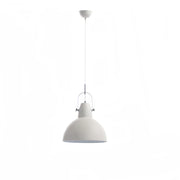 Lampada a sospensione Kande in metallo bianco opaco con cavo regolabile, design moderno ed elegante per interni - Illuminazione Kande