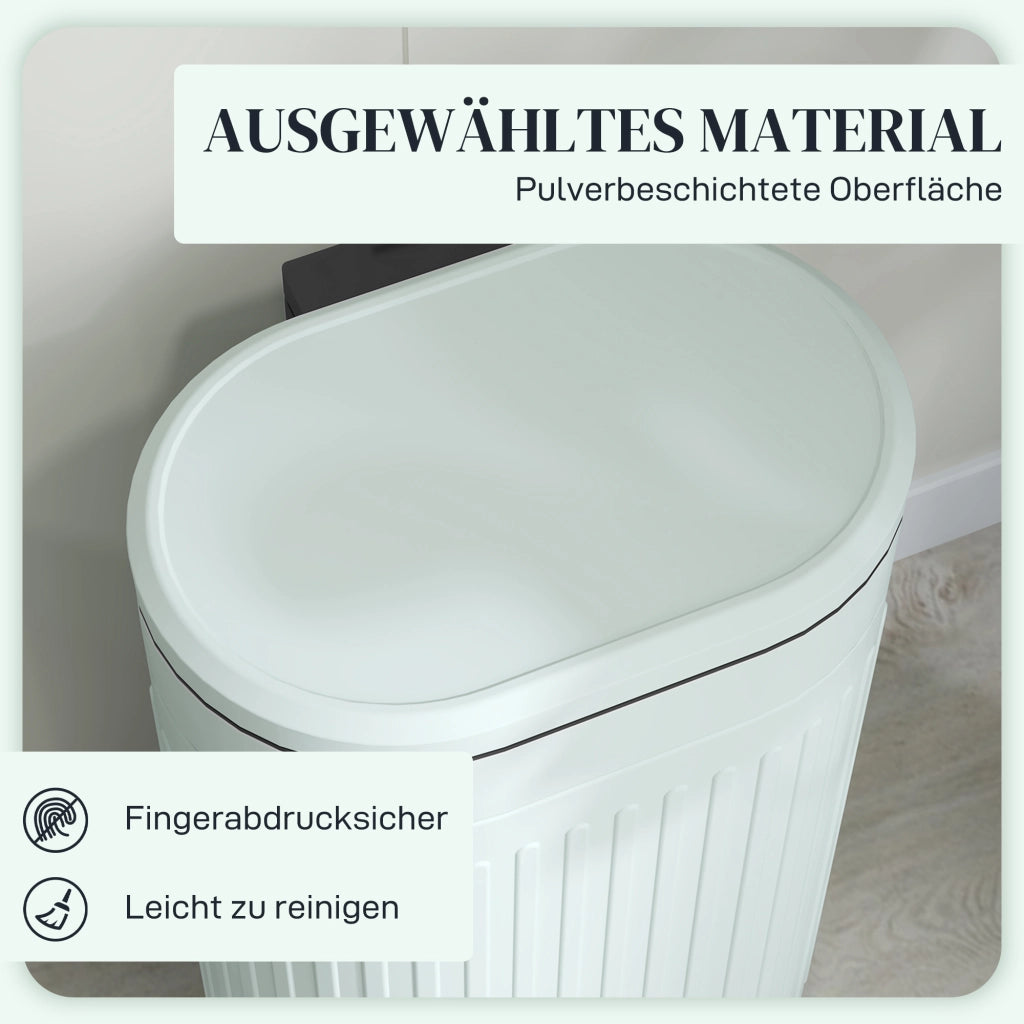 Pattumiera a Pedale 30L ¨C Xylo ¨C Verde con Coperchio Soft-Close e Secchio Interno Rimovibile 36,5x31,2x60,8cm