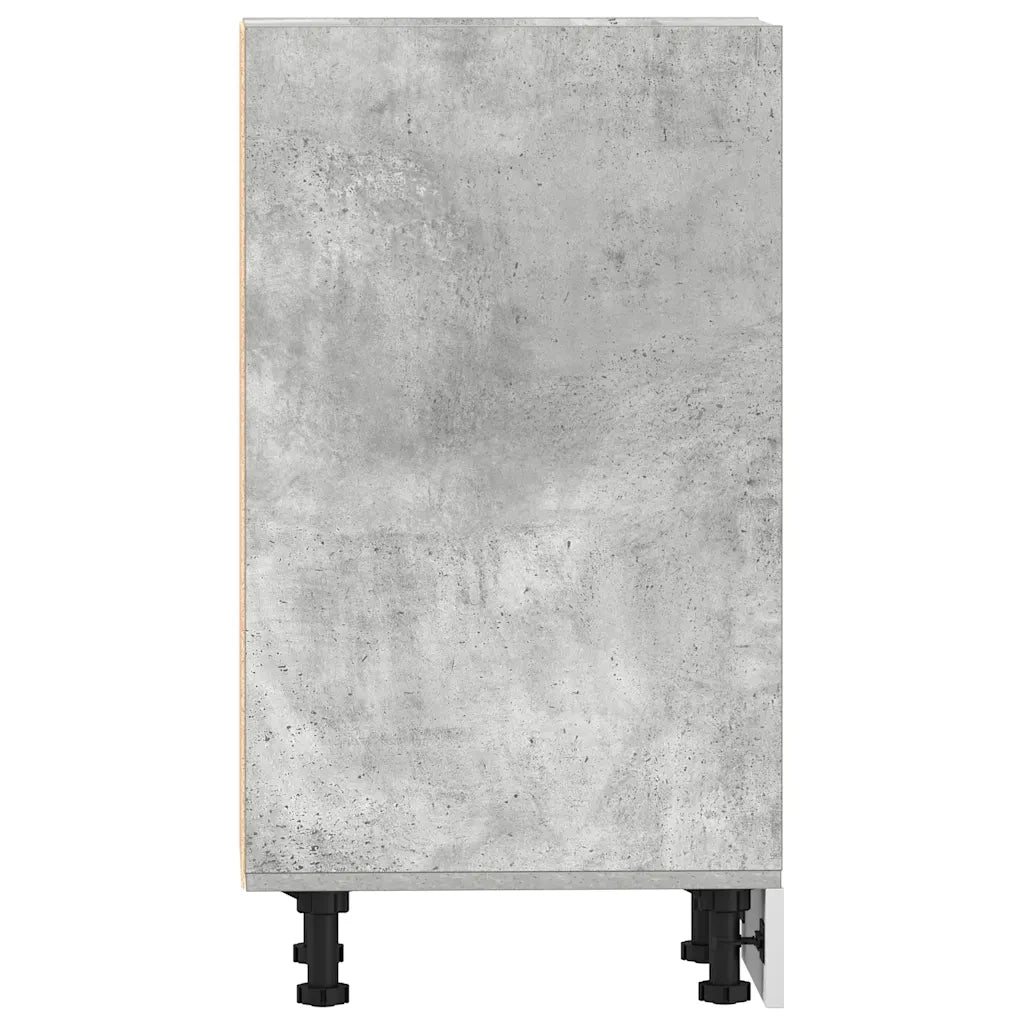 Pensile da cucina | Armadio Inferiore ¡°Riga¡± Grigio Cemento 20x44,5x81,5 cm