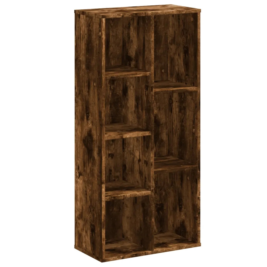 Libreria Rovere Fumo 50x25x105 cm in Legno Multistrato 852793