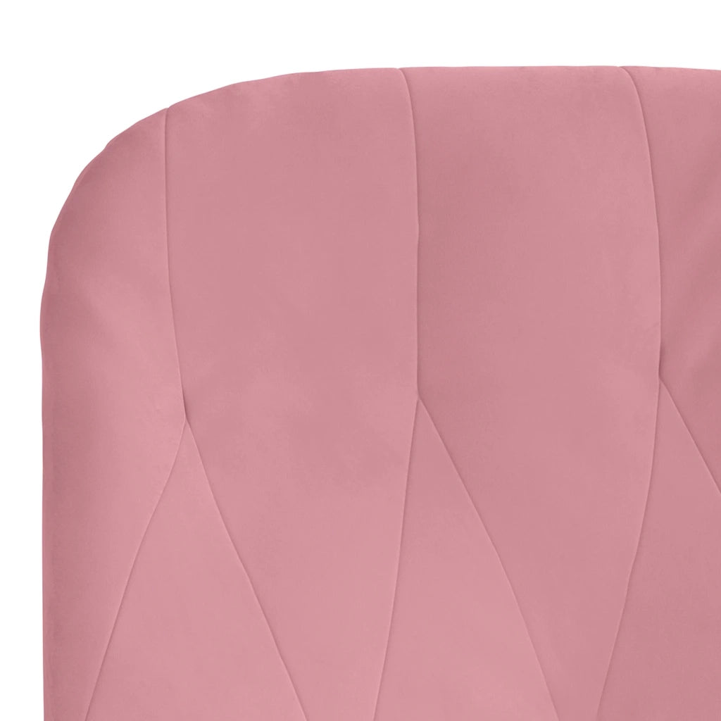 Sedia Relax Rosa in Velluto 341222