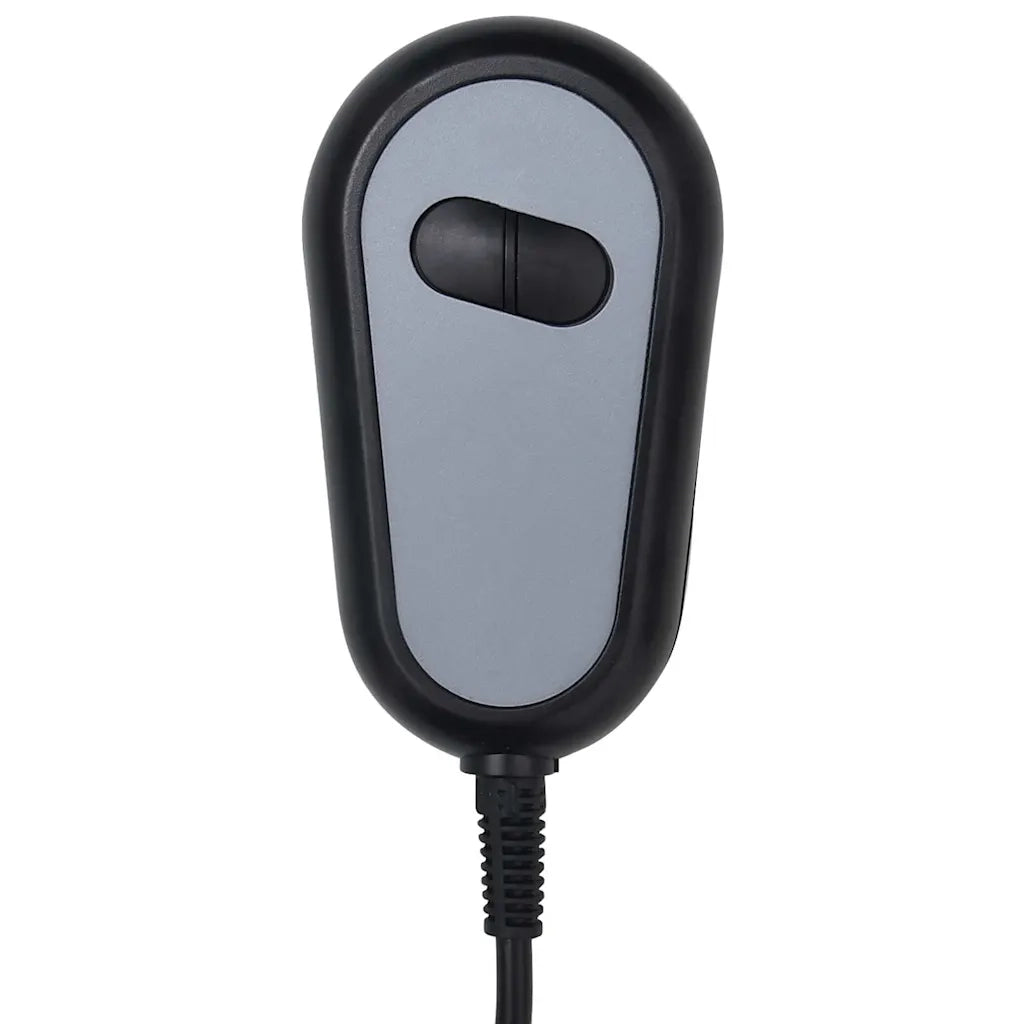 Poltrona Elettrica Reclinabile-Divano Sedia Nera in Tessuto 410855