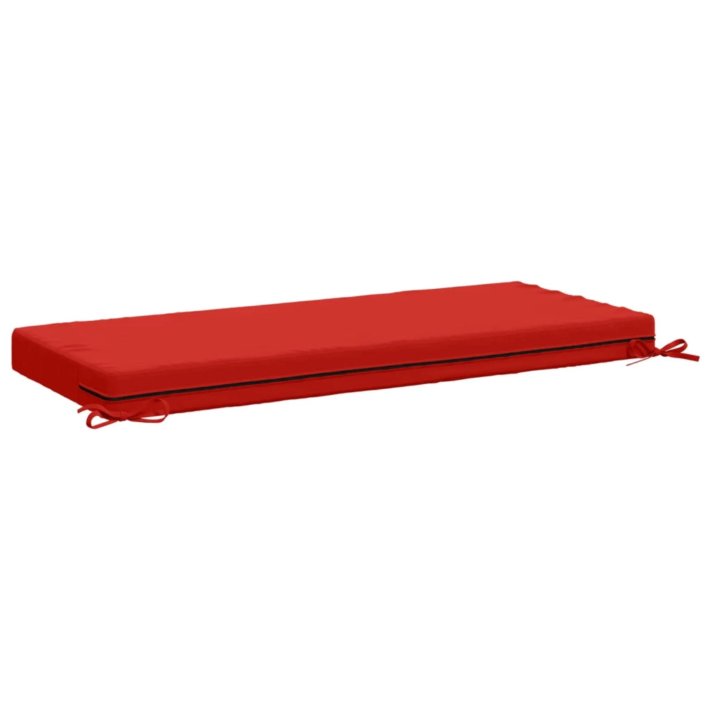 Cuscini per Panchina a 2 Pezzi SOEST 2 pz 100% Poliestere Rosso 950233