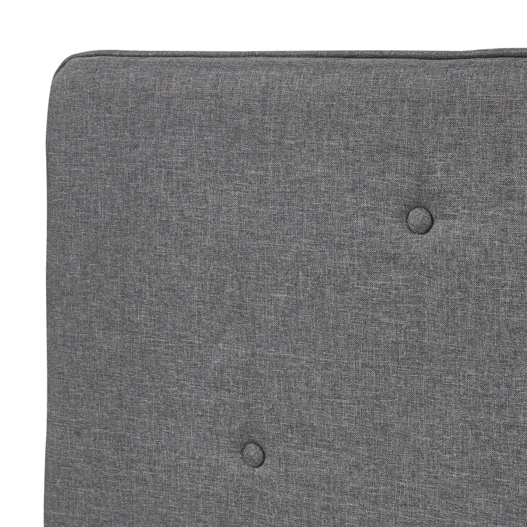 Testiera Letto Tokke Testata Imbottita da Parete 140x52 cm Grigio [en.casa]