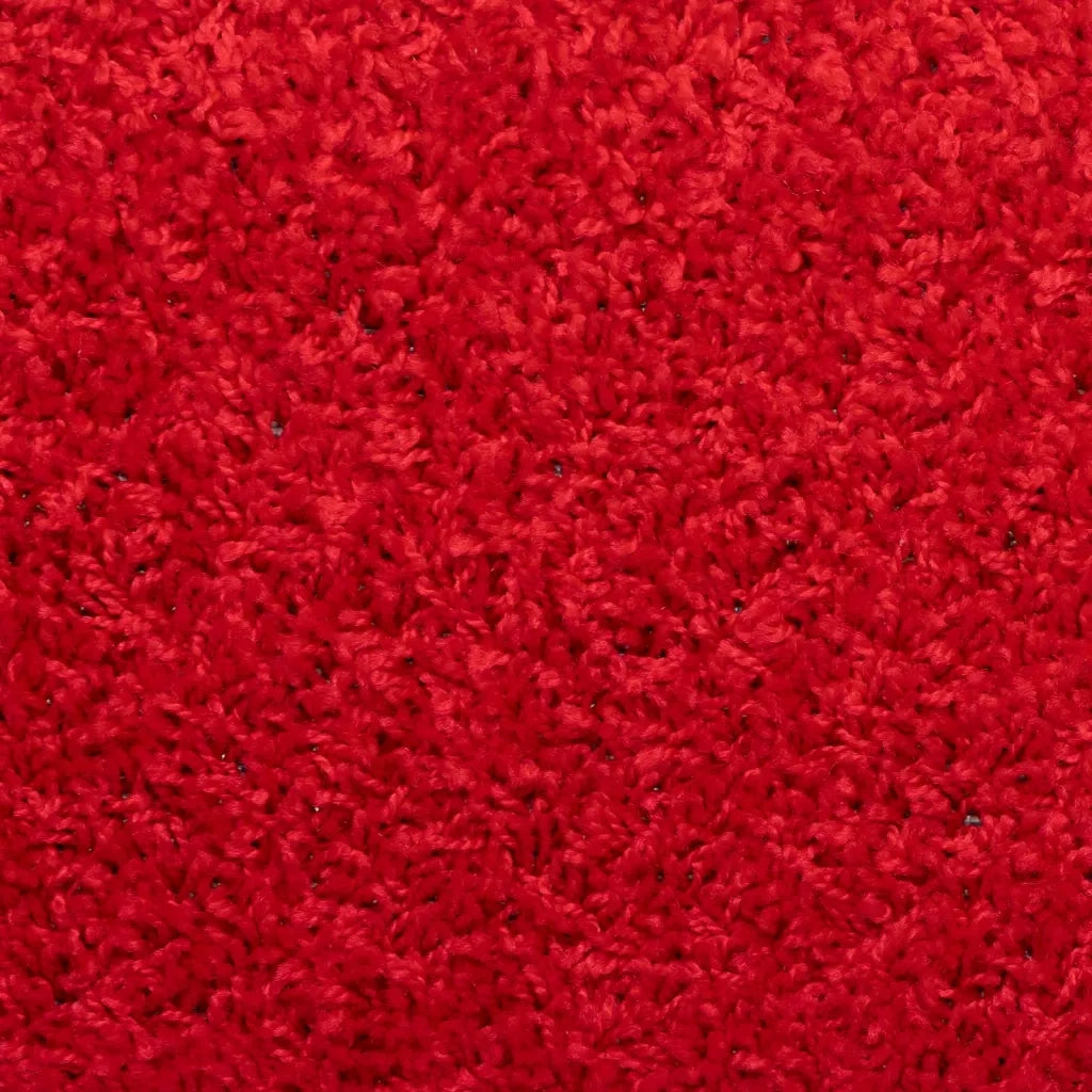 Tappetini per scale 15 pz | Gradini per Scale 65x21x4 cm Rosso Bordo rettangolare