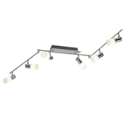 Faretti Barra 6 Spots Led Interno 4 W Interno Moderni Clapton GD Trio