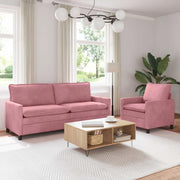 Set di divani 2 pcs Rosa Velluto 3417112