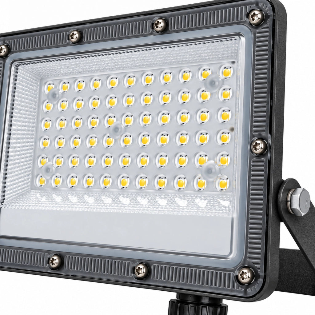 FARO LED 50W ESTERNO IP65 FARETTO GIARDINO 3CCT 3000K 4000K 6500K LUCE ET-31767
