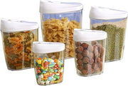 Contenitori trasparenti per alimenti - multifunzionali e pratici - set da 5 pezzi