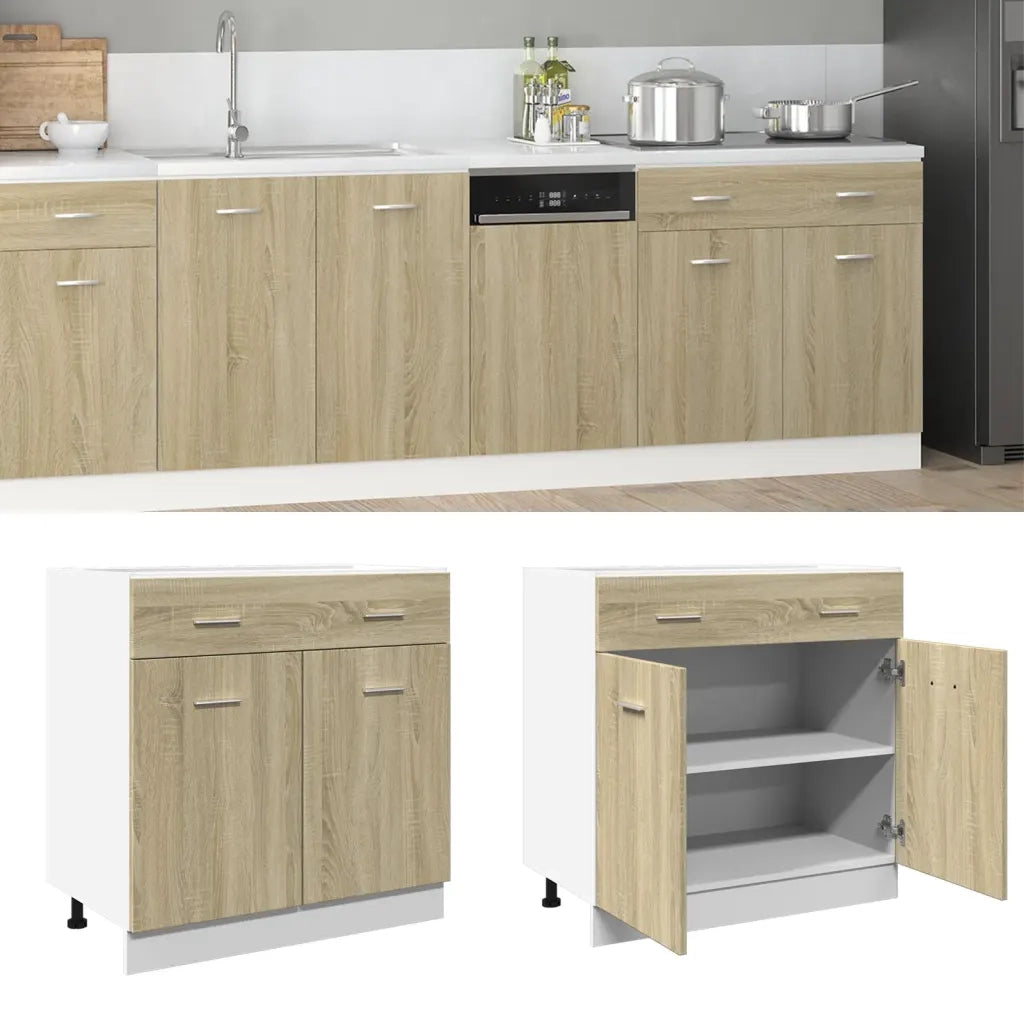 Mobile Inferiore Cassetto “Lyon” Rovere Sonoma 80x46x81,5 849615