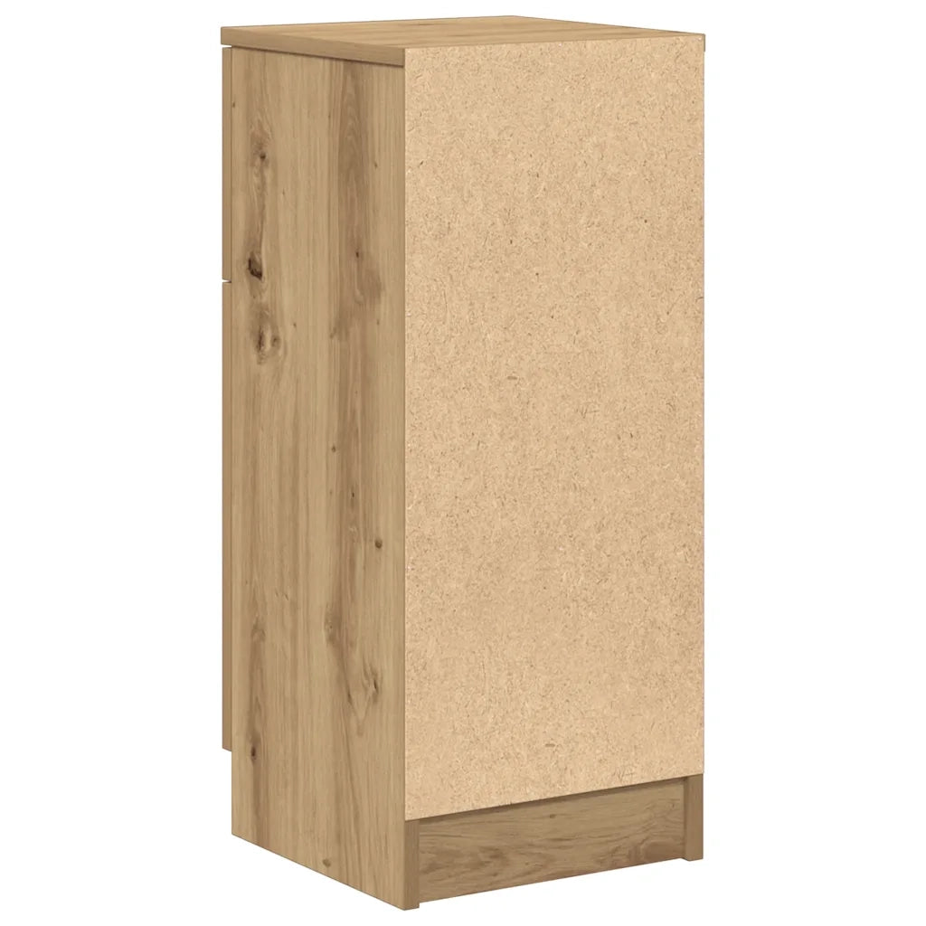 Credenza-Buffet-Armadio da cucina Rovere Artigianale 30x30x70 cm in Legno Multistrato 608546