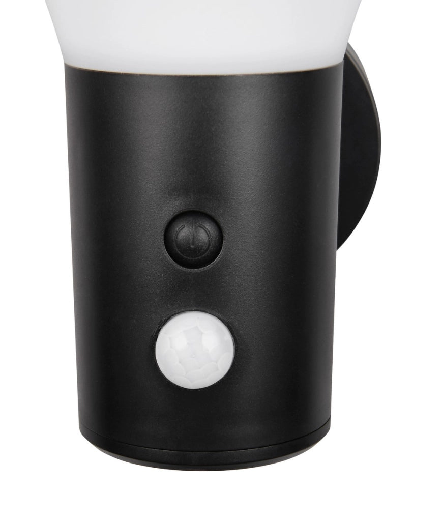 Applique esterna solare ibrida LED IP44 nera GORDA RL