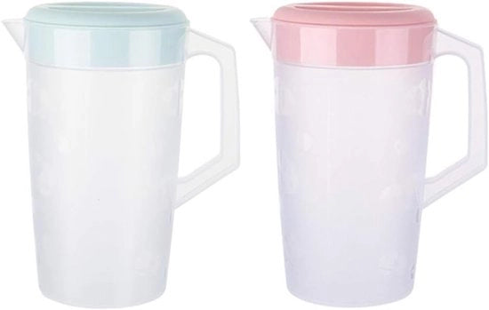 Set di contenitori per bevande - 2 pezzi - plastica - 2000 ml