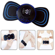 Trade Shop - Massaggiatore Cervicale Elettrostimolatore Mini Portatile Massaggio Collo -
