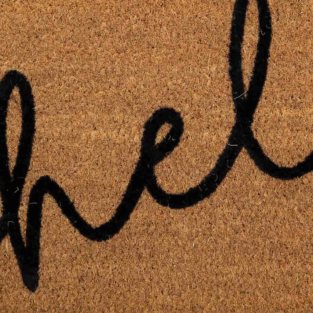 Zerbino fibra marrone 45x75
