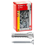 Tassello Sx Plus 6 S 100 Pezzi. Lunghezza Mm 30 Fischer