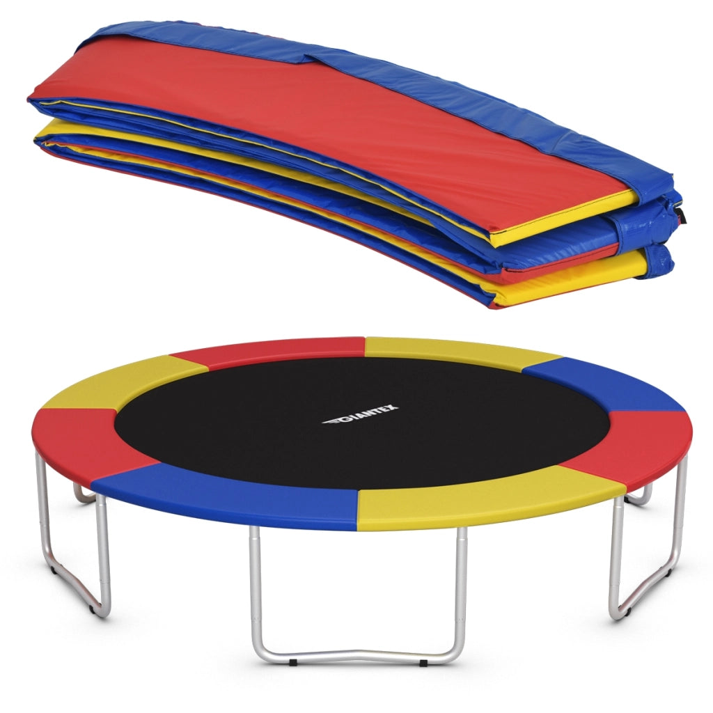 Bordo copri-molle per trampolino 427cm, Copri-molle sostitutivo ampio 30,5 cm con struttura sicura, Rosso e giallo