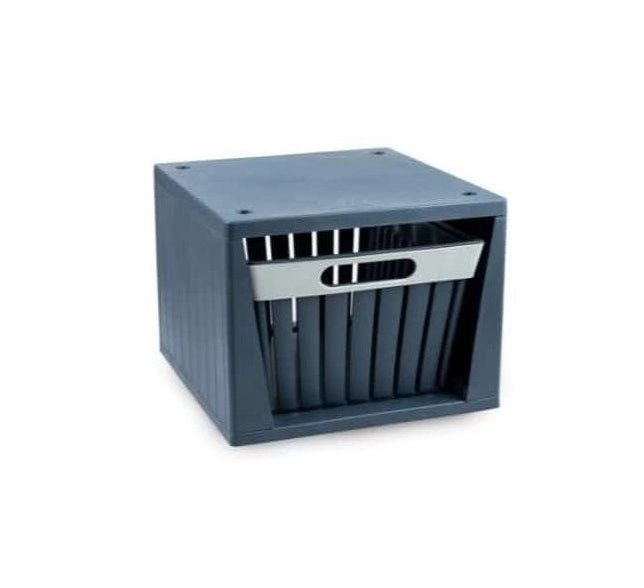 Cassettiera a Cubo Componibile Doga Grigio Antracite 26 x 27,5 x 20 cm