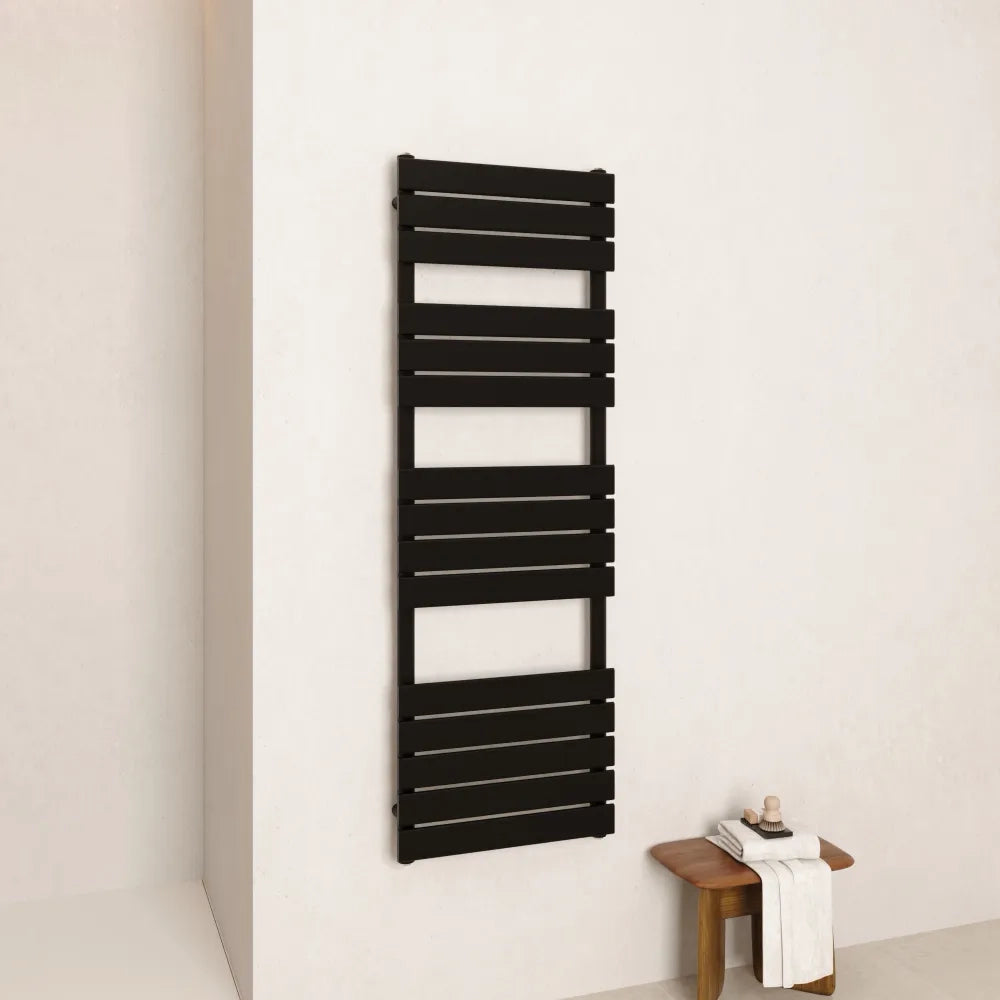 Termoarredo idraulico 1500x500 nero opaco interasse 450 | Andromeda