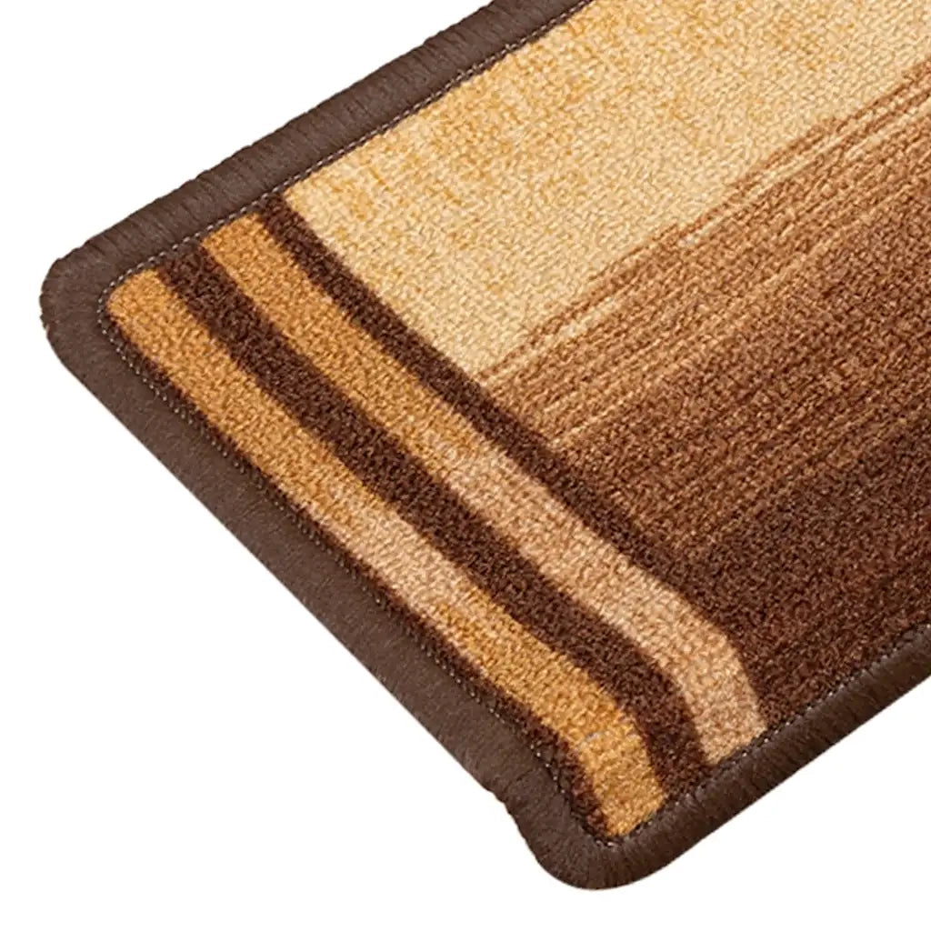 Tappetini Autoadesivi per Scale 15 pz | Gradini per Scale 65x21x4 cm Marroni