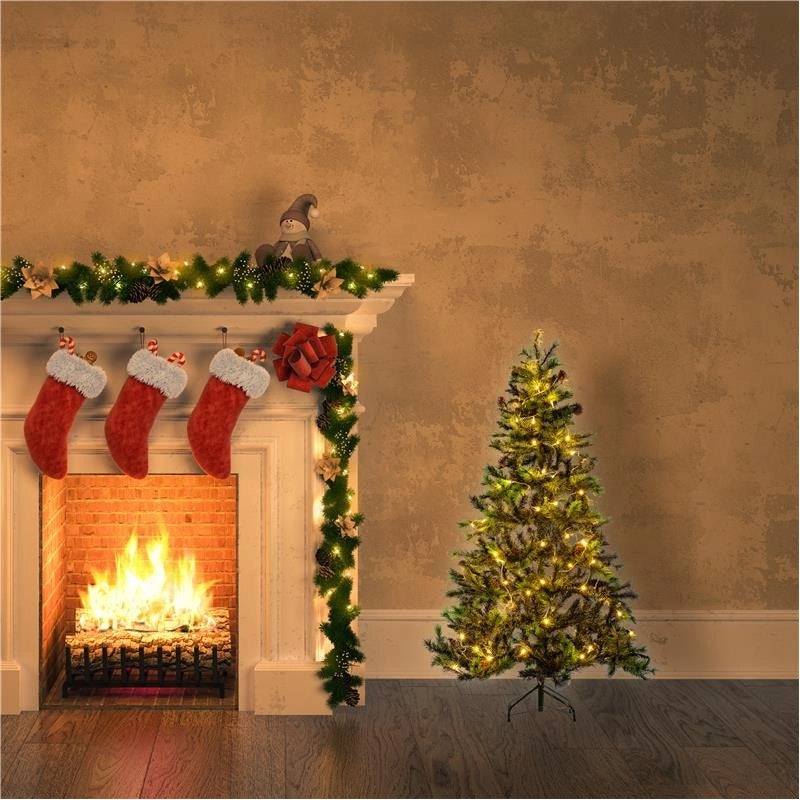 ALBERO DI NATALE ROCCARASO 120 CM VERDE ARTIFICIALE USATO COME NUOVO