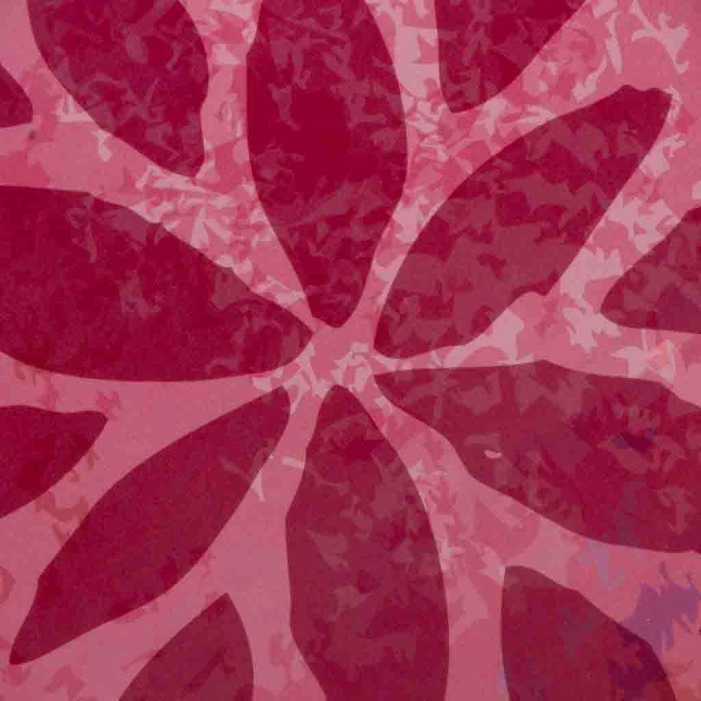 Placca in metallo rosa d33x1,5h