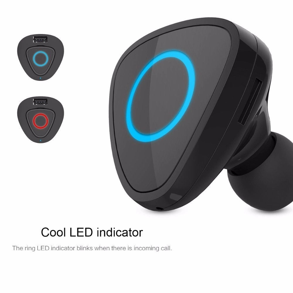 Trade Shop - Auricolare Bluetooth Mini Wifi Usb Microfono Caricacatore Auto Per Smartphone -