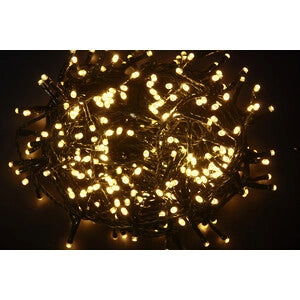 CATENA LUMINOSA  100 LED BIANCO CALDO