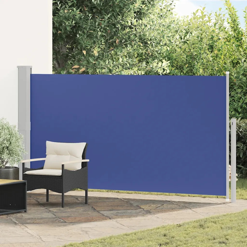 Tenda da Sole | Tenda laterale | Tendalino Laterale per Patio Terrazzo 160 x 300 cm Blu