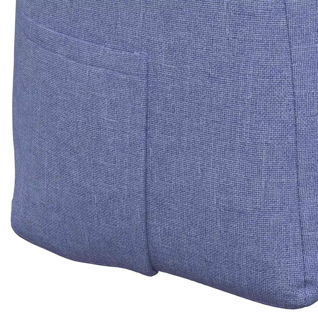 Cuscino per Schiena | Cuscino dorsale Blu jeans 100 x 24 x 50 cm Tessuto