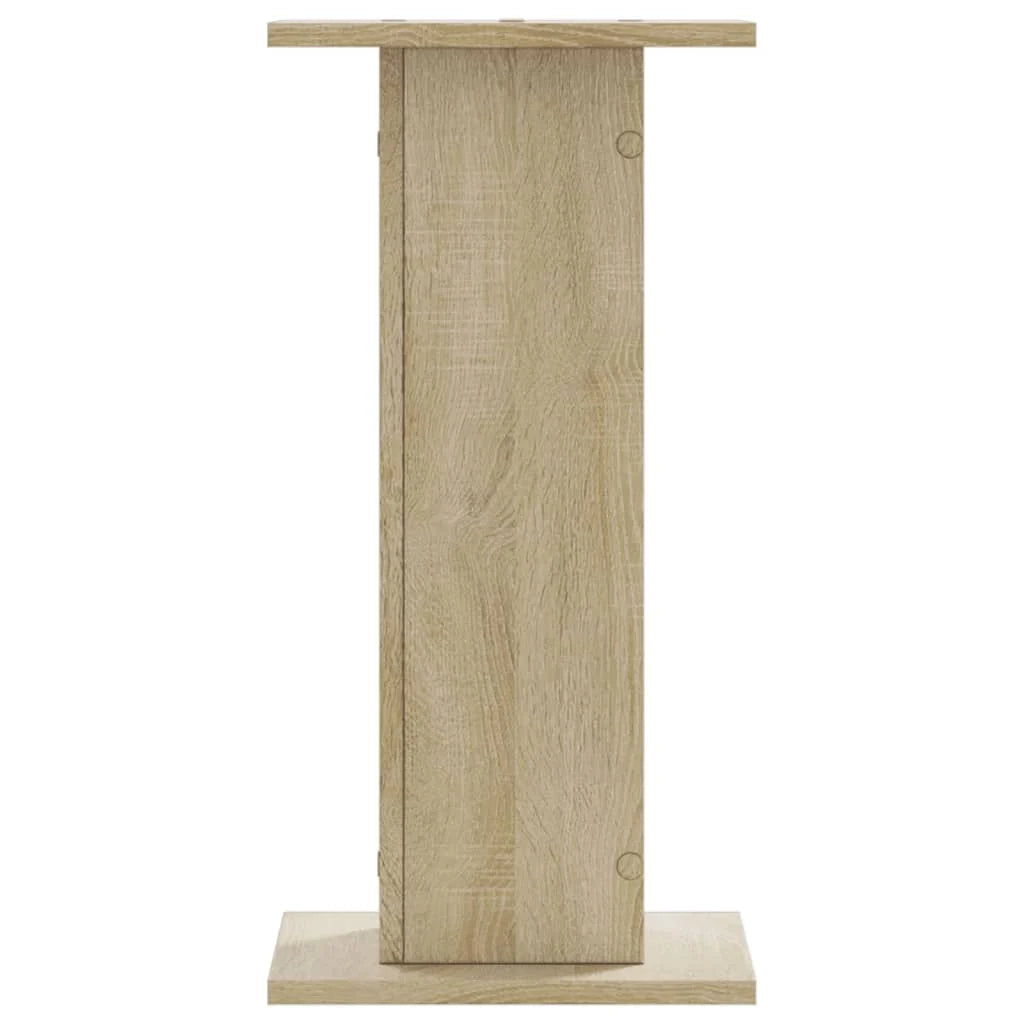 Portavasi mobili per fiori set da 2 legno ingegnerizzato Sonoma marrone 02_0045342