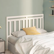 Testiera per Letto-Testata-Testiera Decorativa Bianca 166x4x100cm in Legno Massello di Pino 752893