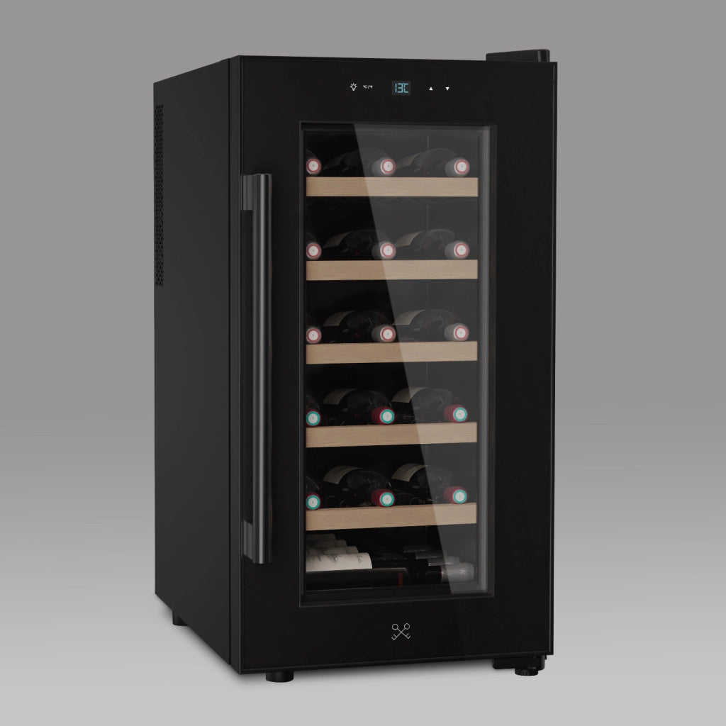 Cantinetta 18 bottiglie nera CAVCB18