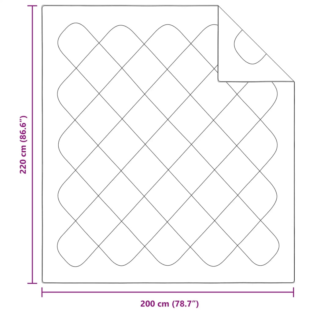 Piumone | Duvet Estivo con cuscino 3 pz Bianco Microfibra