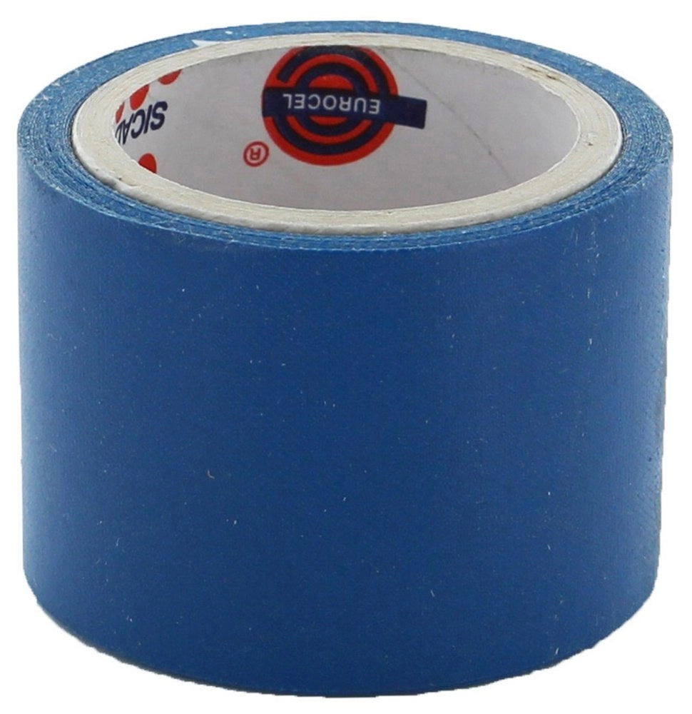 12pz nastro telato adesivo mm.38xml.2,70 blu cod:ferx.5170