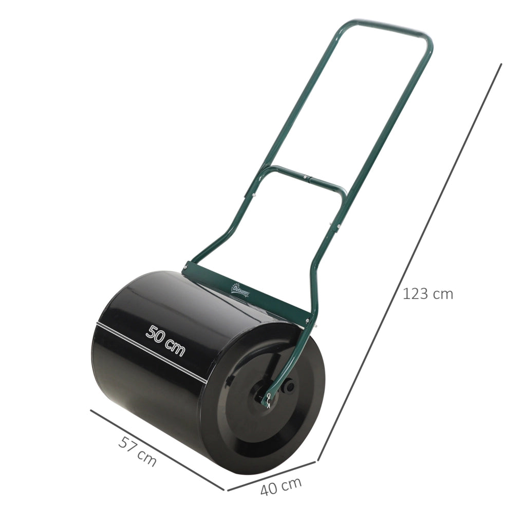 Rullo da giardino con manico a U, Ø 40 cm