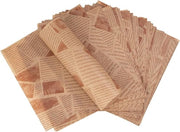 Papier di guida per alimenti, 100 pezzi, 22 x 22 cm