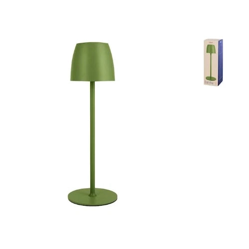 Lampada eureka da tavolo in metallo verde cm 38