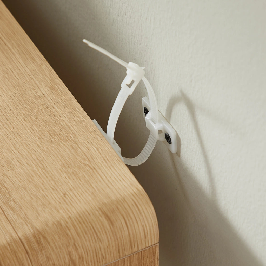 Consolle da ingresso 150 cm con 2 cassetti e ripiano aperto naturale HOMVRA