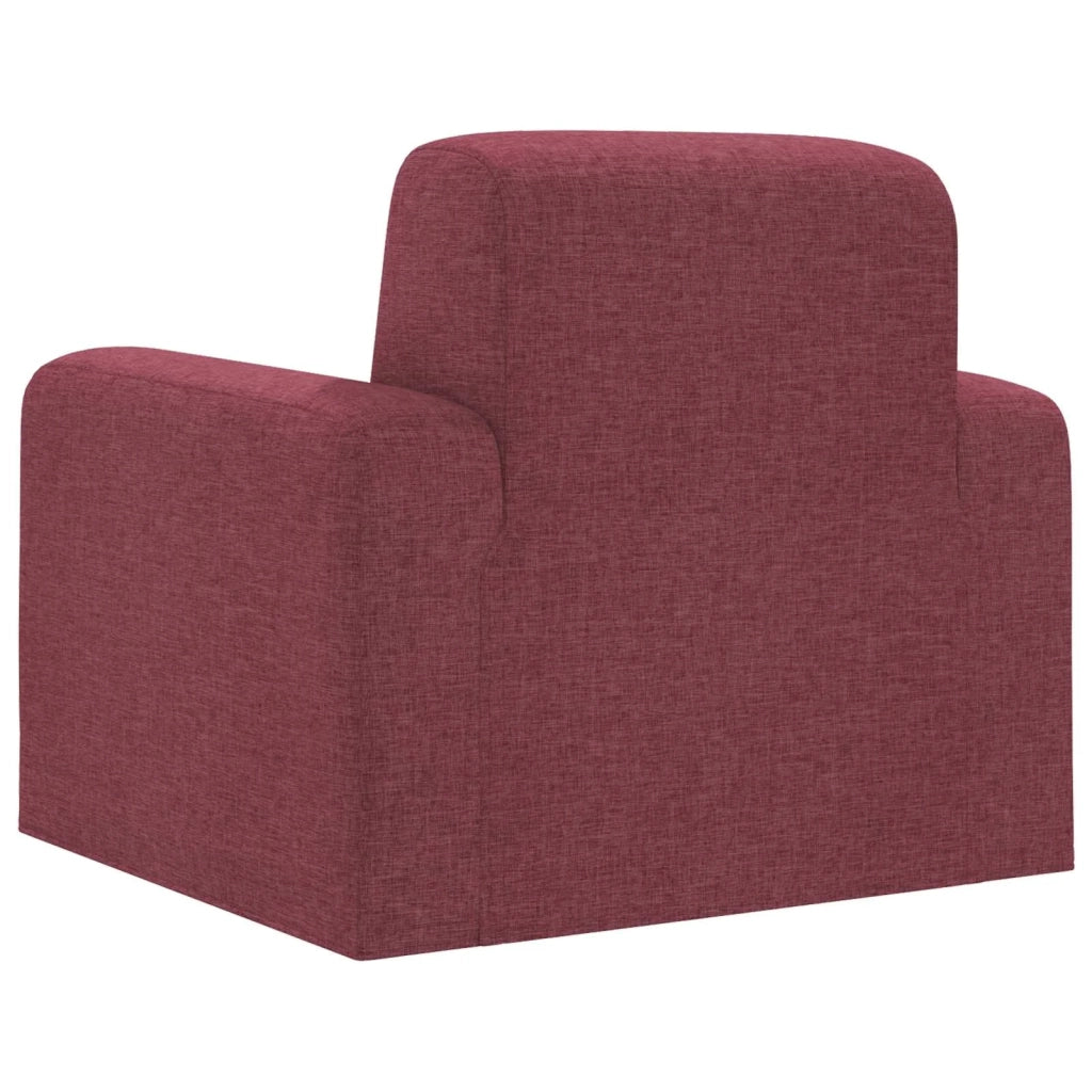 Divano Sedia-Poltrona Rosso Vino Tessuto 234167